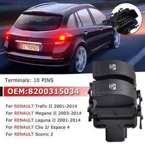 Nouveau commutateur de bouton de commande de fenêtre principale de haute qualité pour Renault Trafic II Espace 4 Megane II Opel Vivaro 2002-2014 8200315034 - Product Image 3