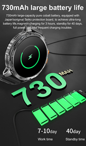 Reloj Inteligente Premium con Linterna para Hombre y Mujer, Pantalla AMOLED de 1.75 Pulgadas, Batería Grande de 730 mAh, Llamadas por Bluetooth, Reloj de Moda para Actividades al Aire Libre - Product Image 3