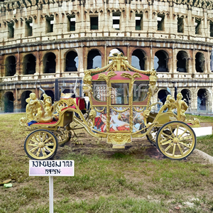 Victorian Royal Carriage Horse-Drawn and Electric Sightseeing Classic Wedding Carriage <b>Special</b> <b>Transportation</b> - Product Image 2