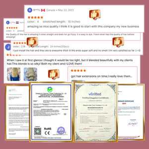 Extension <span class=keywords><strong>Capelli</strong></span> Veri Brasiliani Remy Double Drawn a Trama Convenienti, Cuticole Allineate, Taglio Dritto - Product Image 6