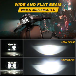 Faro fendinebbia a LED ad alta luminosità Shark Power per moto, sistema di illuminazione e accessori per <span class=keywords><strong>Vespa</strong></span> <span class=keywords><strong>150</strong></span> - Product Image 3
