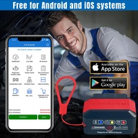 KONNWEI KW905 ELM327 inalámbrico BT5.0 OBD2 OBDII escáner de código de diagnóstico de motor de coche para herramienta de diagnóstico de coche