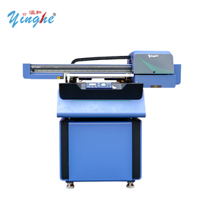 Stampante a getto d'inchiostro UV automatica Yinghe <span class=keywords><strong>stampa</strong></span> <span class=keywords><strong>su</strong></span> carte a pannelli piatti o con oggetti rotondi stampante digitale Flatbed 60*90 - Product Image 2