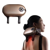Masseur rechargeable pour le cou et les épaules avec télécommande, 2 vitesses, minuterie, appareil de massage électrique par pétrissage USB
