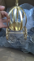 Fabricants d'accessoires de mariage en or Offre Spéciale décoration de chariot de citrouille en fer chaud bienvenue signe de table centre de table décoration d'événement