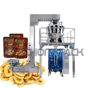 Multi Heads Weigher Four Side Seal <b>Biscuit</b> Chocolate Potato Snack Roll Film Wrapping <b>Machine</b> - Product Image 1