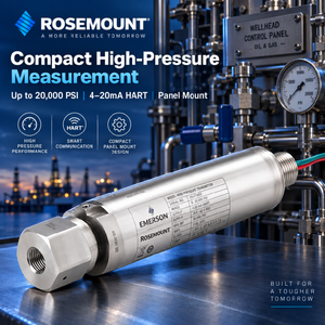 เกจวัดน้ำมัน/แก๊ส Rosemount รุ่น 4600 ของแท้ 100% ความดันสัมบูรณ์ 20000 Psi 4-20ma Hart 316l สแตนเลสสตีล Ip68 - Product Image 3