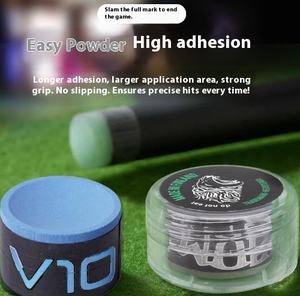 Craie de Billard Professionnelle Originale <span class=keywords><strong>Taom</strong></span> V10 de Haute Qualité pour Snooker, Pool et Billard - Product Image 5