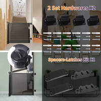 Barrière de sécurité pour bébé, porte de sécurité, clôture de sécurité pour bébé, barrière de sécurité pour bébé facile à franchir, barrière de sécurité rétractable en maille pour bébé, barrière de sécurité rétractable pour bébé