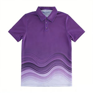 Polo T-shirt basique pour homme, de qualité supérieure, séchage rapide, évacuation de l'humidité, respirant, léger, impression de logo personnalisé, décontracté, affaires, extérieur - Product Image 2