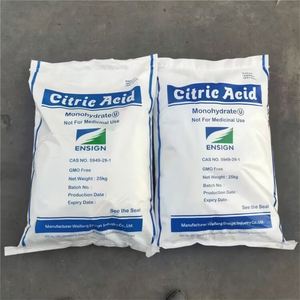 Acide citrique monohydraté de qualité industrielle 99 %, poudre cristalline blanche, emballage extérieur personnalisable et haute pureté - Product Image 3