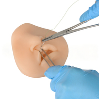Modèle d'entraînement à la suture des fissures labiales et palatines DARHMMY pour étudiants en médecine, modèle buccal bilatéral grandeur nature pour l'entraînement complet des fissures labiales
