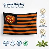 Drapeau de l'Halloween personnalisé en vinyle perforé résistant au vent pour la publicité extérieure, impression numérique, bannières de clôture pour la Journée des Morts
