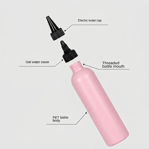 Botella <span class=keywords><strong>de</strong></span> Plástico Vacía con Boquilla Puntiaguda <span class=keywords><strong>de</strong></span> 120ml, 240ml, 360ml, Color Rosa Personalizado, <span class=keywords><strong>para</strong></span> Aceite <span class=keywords><strong>de</strong></span> Crecimiento Capilar y Sueros <span class=keywords><strong>para</strong></span> el Cuidado del Cuero Cabelludo - Product Image 4