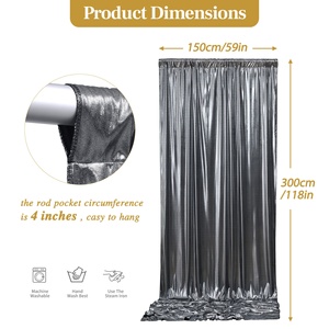 's New Polka Dot Gold-embossed Fabric Modern Birthday Decorations Easter <strong>Scene</strong> Arrangements Engagement Party <strong>Curtain</strong> - Product Image 5