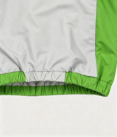 Veste d'entraînement sportive d'hiver réversible et écologique avec logo personnalisé, imperméable, respirante, coupe-vent, col montant pour homme