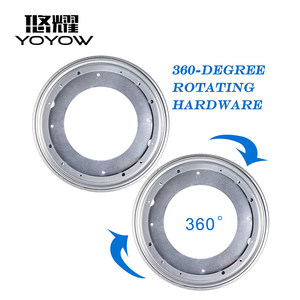12 Inch Vòng 360 Degrees Hot Bán Kim Loại Vòng Bóng Đồ Nội Thất Tấm Xoay Cho Ghế Sofa Vòng Xoay Tấm Cho Đồ Nội Thất - Product Image 5