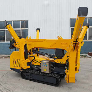HUADA CE portabel Mini bensin/Diesel Spider Crawler Crane teknik peralatan pengangkat desain dilipat Custom-made - Product Image 4