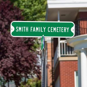 Letrero de aluminio personalizado con nombre de calle-Señal de tráfico reflectante de 18 "x 4" con su texto y logotipo - Product Image 3