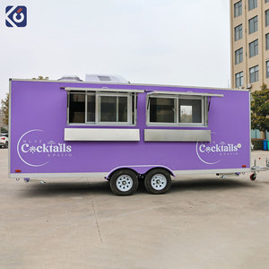 Rimorchio per Food Truck Completamente Attrezzato CAMPTRL USA Standard, Cucina Mobile per BBQ e Fast Food, Certificato CE DOT - Product Image 3