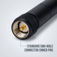 Antenne à pagaie 5G 4G LTE à gain élevé 4dBi 824-2700MHz large bande SMA-J mâle omnidirectionnelle pour routeur industriel IoT