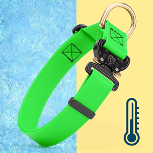 <span class=keywords><strong>Collar</strong></span> de perro de <span class=keywords><strong>PVC</strong></span> impermeable de alta resistencia con hebilla de Metal segura Collares de mascotas ajustables coloridos para todo tipo de clima para perros activos - Product Image 5