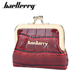 กระเป๋าใส่เหรียญผู้หญิง Baellerry ลายจระเข้ขนาดเล็ก สีแดง - Product Image 1