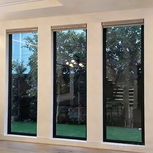 Fenêtre panoramique fixe du sol au plafond, grand vitrage, cadre en alliage d'aluminium, insonorisée - Product Image 1