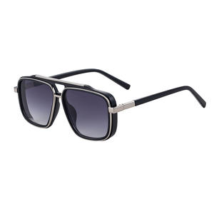 แว่นกันแดดทรงเหลี่ยมสำหรับผู้ชาย รุ่น ZS-98361 กรอบพลาสติกและโลหะสีดำ ป้องกันรังสียูวี 400 เหมาะสำหรับกิจกรรมกลางแจ้ง แฟชั่นทันสมัย เลนส์ระดับ 2 - Product Image 5