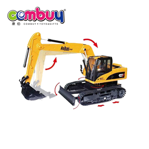 12 canali di musica leggera 1:10 grande modello di camion Rc escavatore - Product Image 5