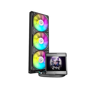 Ventilateur à roulement fluide PWM ARGB Sync 120 mm R360 avec refroidisseur à eau, pompe à plaque froide et dissipateur thermique en aluminium pour boîtier d'ordinateur - Product Image 1