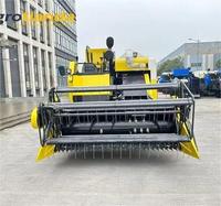Moissonneuse-batteuse agricole à déchargement automatique pour riz paddy et blé / Machine de récolte de maïs et de blé, petite mini-moissonneuse-batteuse, prix