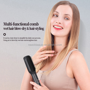 Peigne lisseur multi-<span class=keywords><strong>cheveux</strong></span> électrique <span class=keywords><strong>Brosse</strong></span> à <span class=keywords><strong>cheveux</strong></span> bigoudi Styler Hot Rapid Heating Blow Straighten Hair One Step <span class=keywords><strong>Brosse</strong></span> sèche-<span class=keywords><strong>cheveux</strong></span> - Product Image 3
