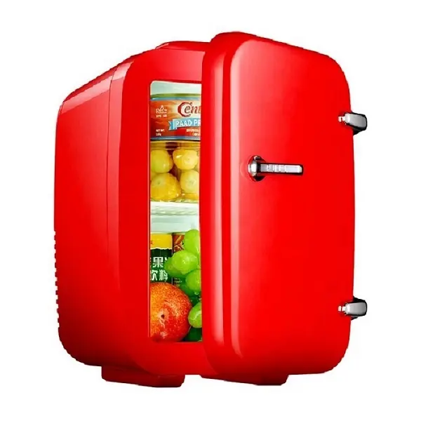 Mini frigorifero portatile a doppia zona di alta qualità 12V /220v 4L Mini frigorifero per auto Mini frigorifero a compressore