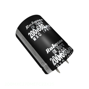 ตัวแทนจำหน่ายอย่างเป็นทางการ 200MXC270MEFC22X25 ตัวเก็บประจุแบบ Through Hole CAP ALUM 270UF 20% 200V SNAP TH 270 uF - Product Image 1