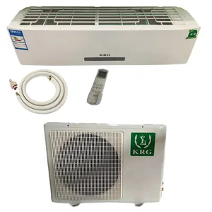 Çin yapılan Mini asılı klima duvar bölünmüş AC isı pompası ile monte klima 12000BTU invertör sistemi fiyat