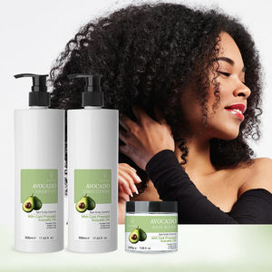 Qquaker <span class=keywords><strong>cheveux</strong></span> bouclés shampooing et revitalisant pour la croissance des <span class=keywords><strong>cheveux</strong></span> hydratant avocat shampooing et revitalisant Champu - Product Image 3