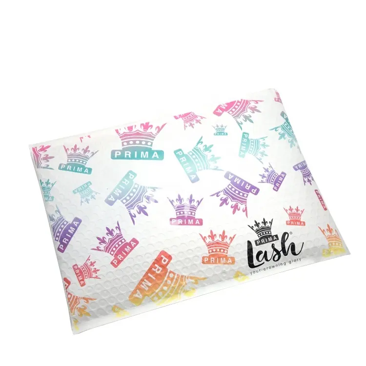 Papel metálico sobres de burbuja patrón de oro rosa bolsa para embalaje de regalo