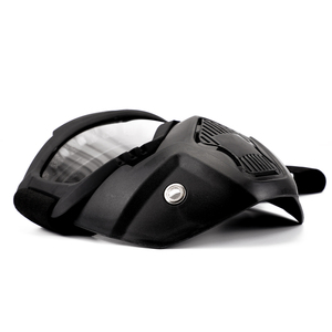 CS Game panahan masker Paintball pelindung lapangan penjaga wajah penuh dapat disesuaikan perlengkapan panahan Tag helm masker wajah untuk anak-anak dewasa - Product Image 4
