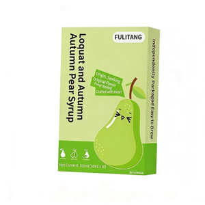 Pâte <span class=keywords><strong>de</strong></span> Poire et <span class=keywords><strong>de</strong></span> Loquat d'Automne au Sirop <span class=keywords><strong>de</strong></span> <span class=keywords><strong>Malt</strong></span> et Miel 100ml – Boisson Instantanée pour Enfants et Personnes Âgées – Hydrate la Sécheresse et Nourrit les Poumons - Product Image 1