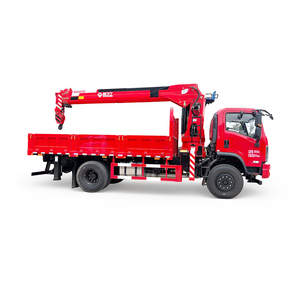 Equipo de Elevación Móvil de Pluma Larga de 8000 kg, Pluma de 5 Secciones de 18.2 m, Altura Máxima de Elevación de 20.5 m, Grúa para Camión de Construcción Multiusos - Product Image 1