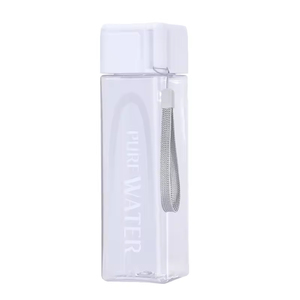 Leakproof Square Shape 500ml 16oz High Quality BPA Free Clear <b>Plastic</b> Sports Water Bottles - Product Image 5