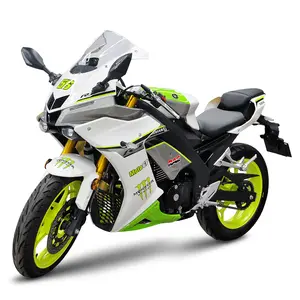 Fabricante de China, gasolina de alta velocidad, 400cc, scooter para adultos de alta potencia, motocicletas de alta velocidad