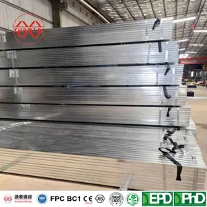 Tianjin Metal Building Erw Galvanized Square Steel Pipe 80x80 Shs Steel Hollow Section Galvanized Pipe