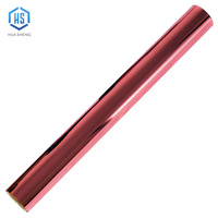 Feuille réactive pour toner série rouge, nuances assorties sur support PET à haute adhérence, pour impression numérique et finition artisanale