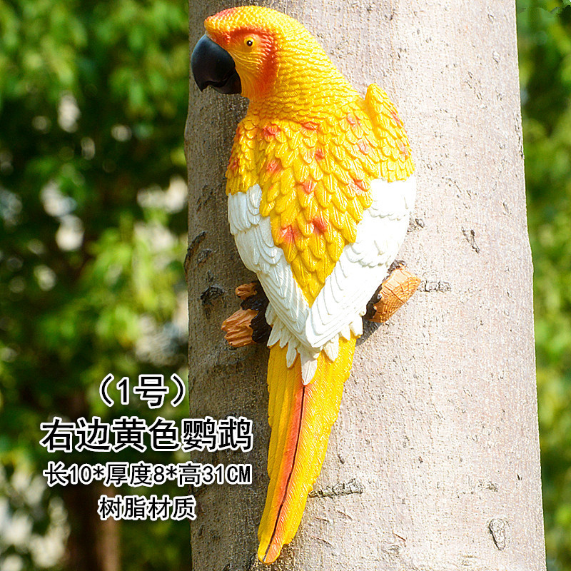 No. 1 yellow right parrot