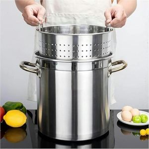 หม้อต้มอาหารทะเลทำจากสแตนเลสหม้อทอดไก่งวงกุ้งล็อบสเตอร์ - Product Image 4