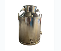Cuve de Fermentation et de Distillation d'Alcool en Acier Inoxydable de Qualité Alimentaire 30L avec Taille Personnalisable