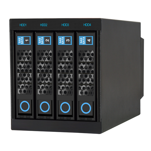 DAOHE Industrial Chassis 4 Module HDD Enclosure DH3534 NAS Storage Case Hotswap 4 Bay with Backplane in Stock