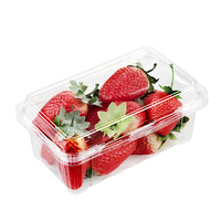 Barquettes en plastique Qingdao 500g 1000g 1500g pour fraises, raisins, myrtilles – Emballages pour fruits frais, boîtes à clapet